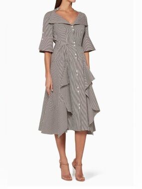 Like New Palmer//Harding Classic April seersucker midi dress. Beautiful style